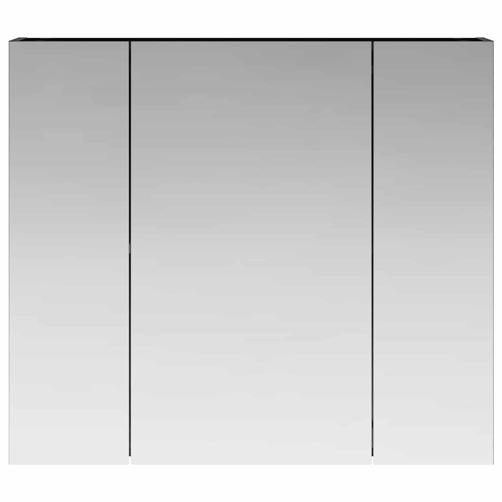 Koupelnová zrcadlová skříň s policí Černý dub 80 x 14.5 x 70 cm - obrázek 5