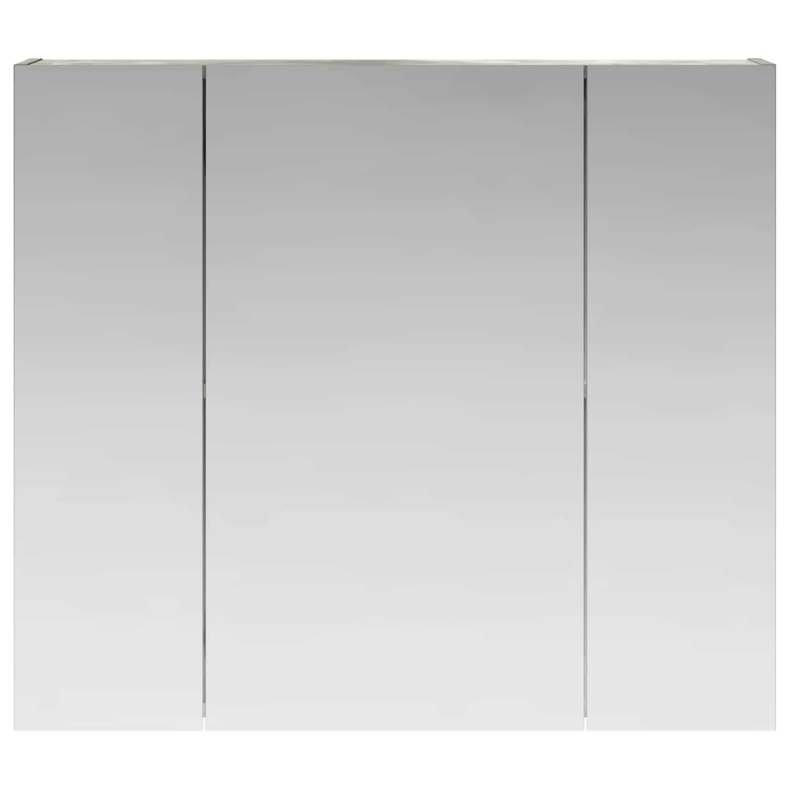 Koupelnová zrcadlová skříň Betonově šedá 80 x 14.5 x 70 cm - obrázek 5