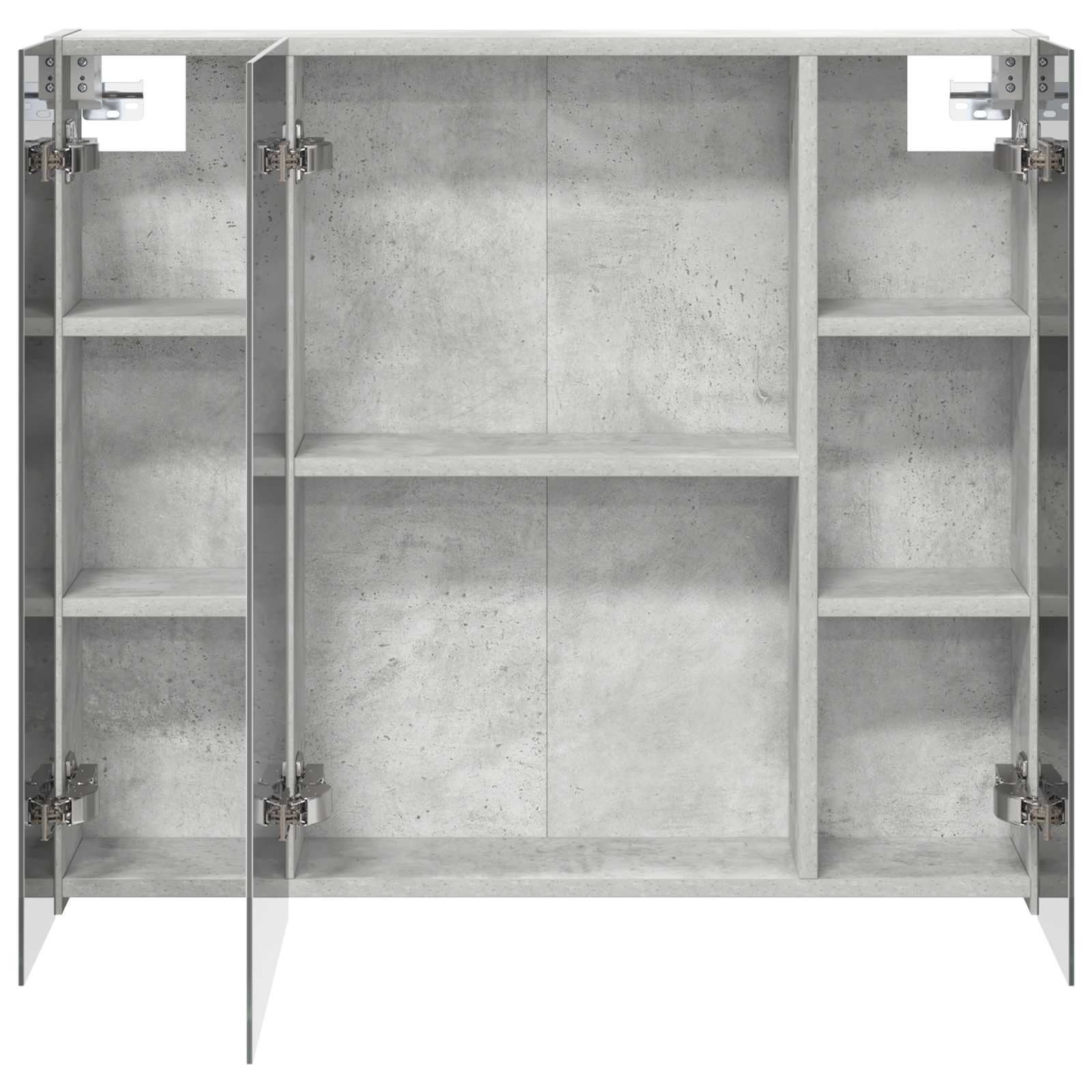 Koupelnová zrcadlová skříň Betonově šedá 80 x 14.5 x 70 cm - obrázek 6