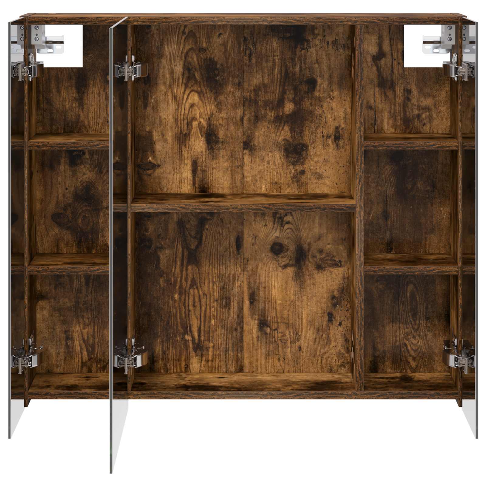 Koupelnová zrcadlová skříň Kouřový dub 80 x 14.5 x 70 cm - obrázek 6