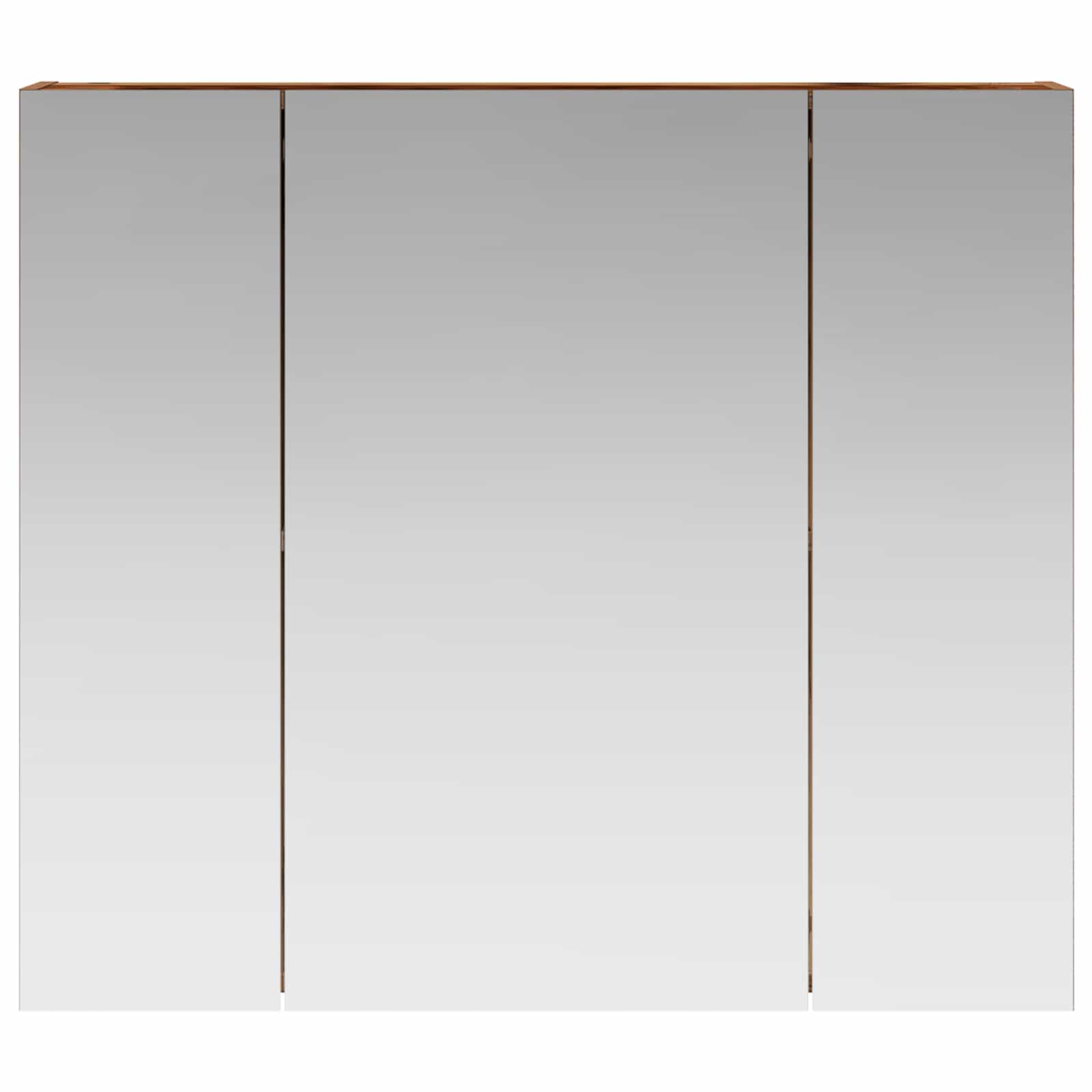 Koupelnová zrcadlová skříň Staré dřevo 80 x 14.5 x 70 cm - obrázek 5