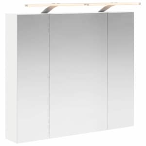 Koupelnová zrcadlová skříň s policí Bílá 80 x 14.5 x 70 cm - obrázek 2