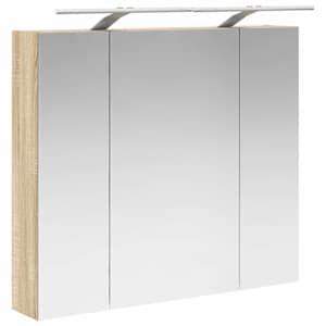 Koupelnová zrcadlová skříň Sonoma dub 80 x 14.5 x 70 cm - obrázek 5