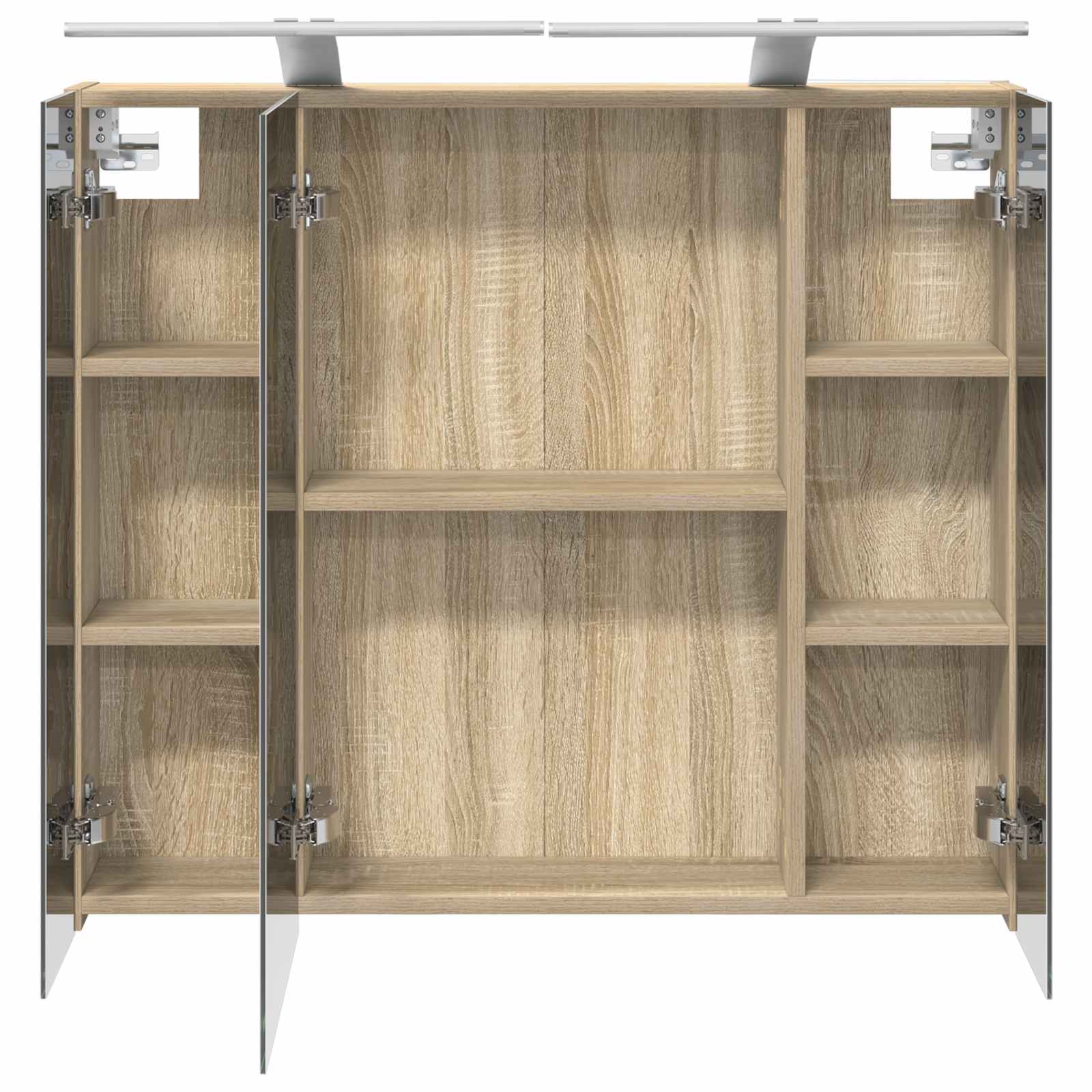 Koupelnová zrcadlová skříň Sonoma dub 80 x 14.5 x 70 cm - obrázek 7