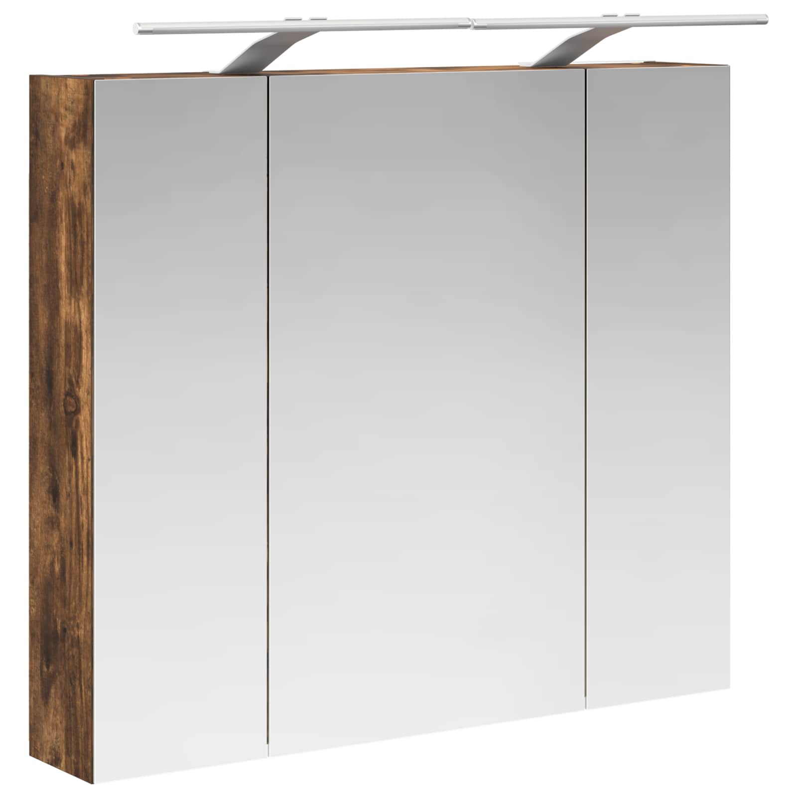 Koupelnová zrcadlová skříň Kouřový dub 80 x 14.5 x 70 cm - obrázek 5