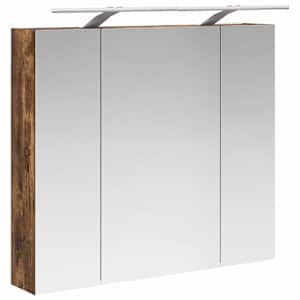Koupelnová zrcadlová skříň Kouřový dub 80 x 14.5 x 70 cm - obrázek 5