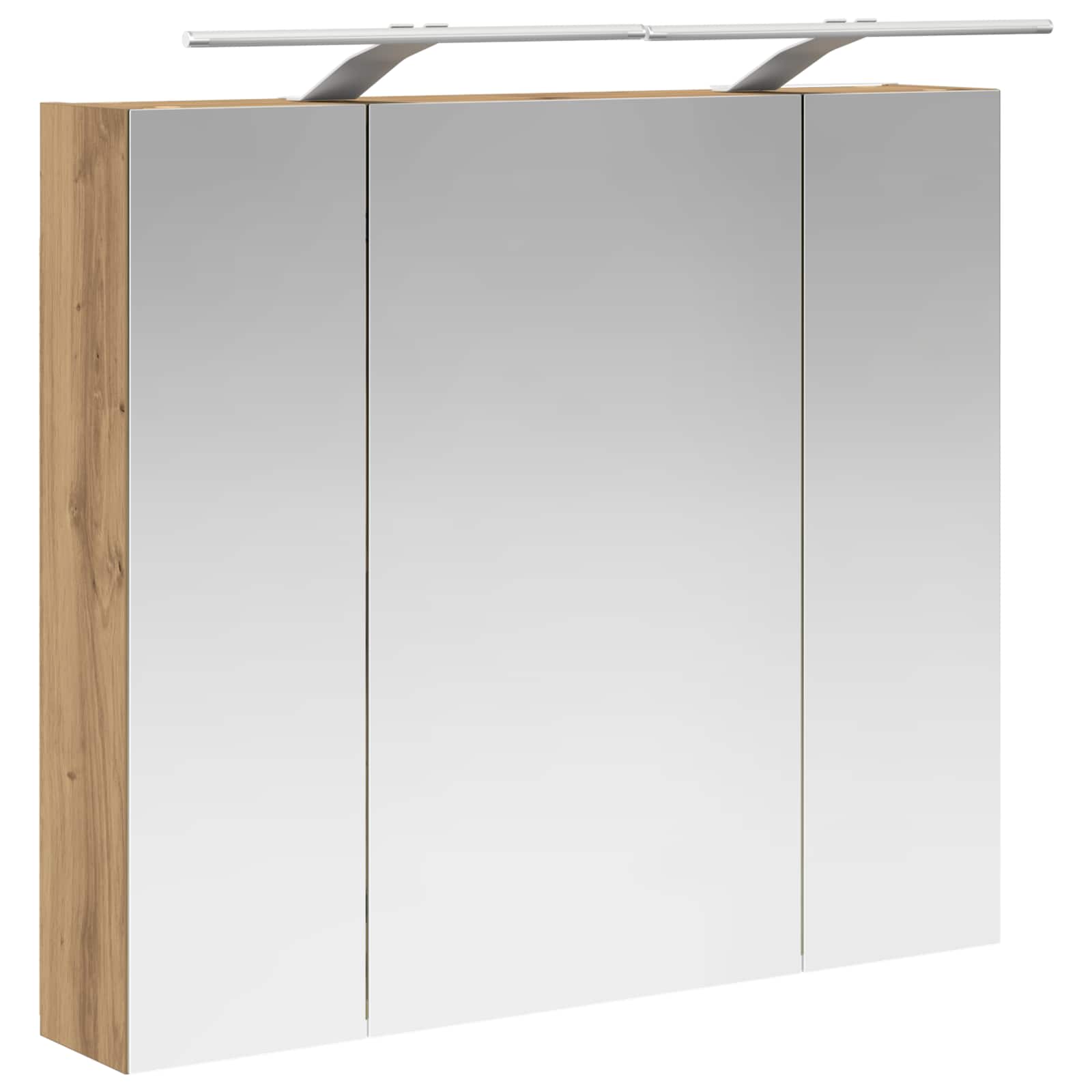 Koupelnová zrcadlová skříň Umělecký dub 80 x 14.5 x 70 cm - obrázek 5