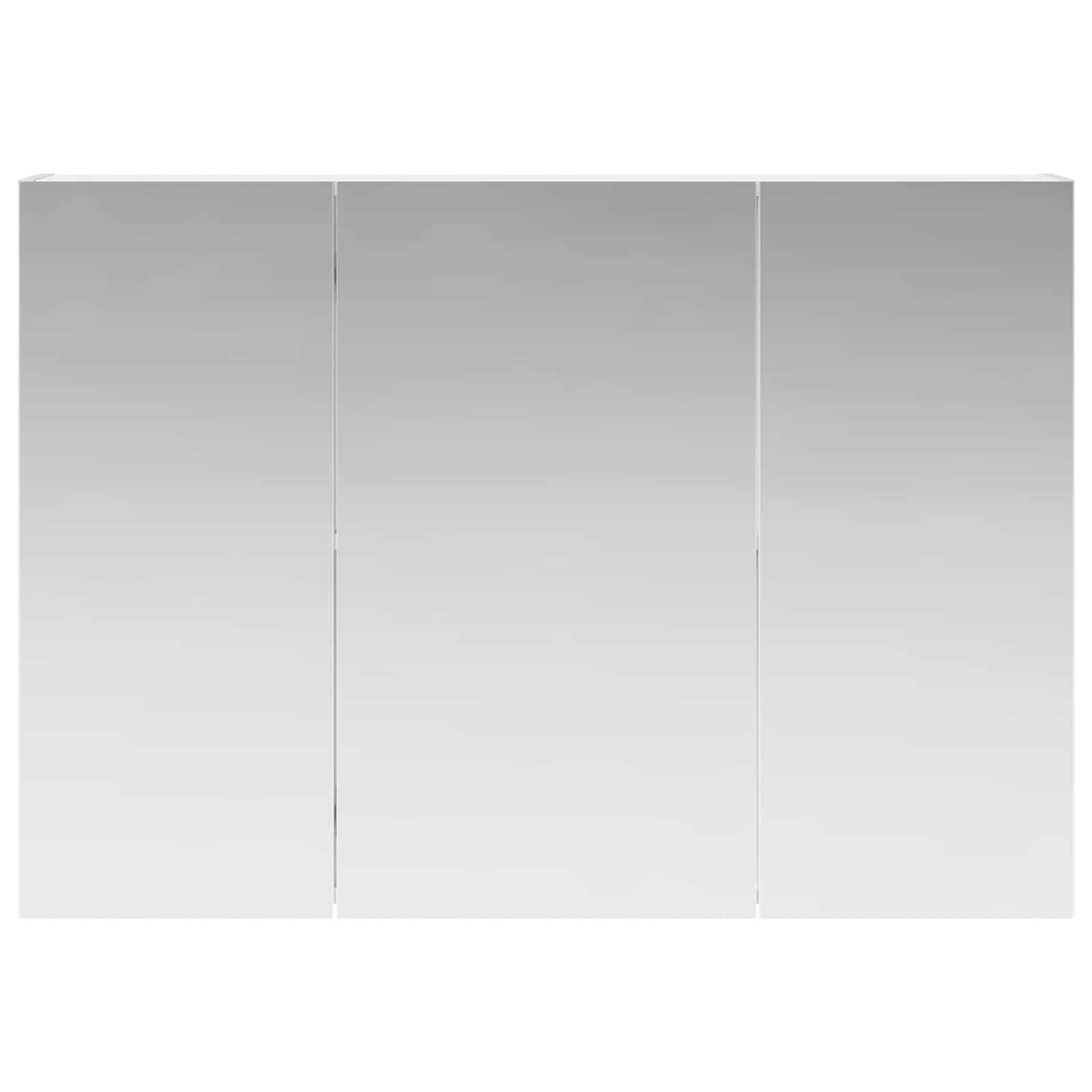 Koupelnová zrcadlová skříň s policí Bílá 100 x 14,5 x 70 cm - obrázek 5