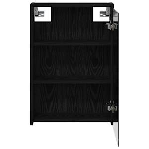 Koupelnová zrcadlová skříň s policí Černý dub 43 x 16 x 62,5 cm - obrázek 6