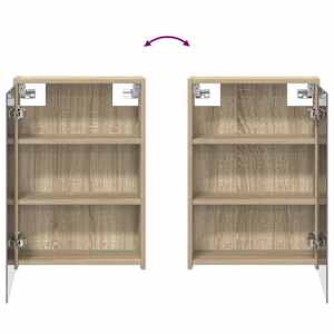 Koupelnová zrcadlová skříň Sonoma dub 43 x 16 x 62,5 cm - obrázek 10