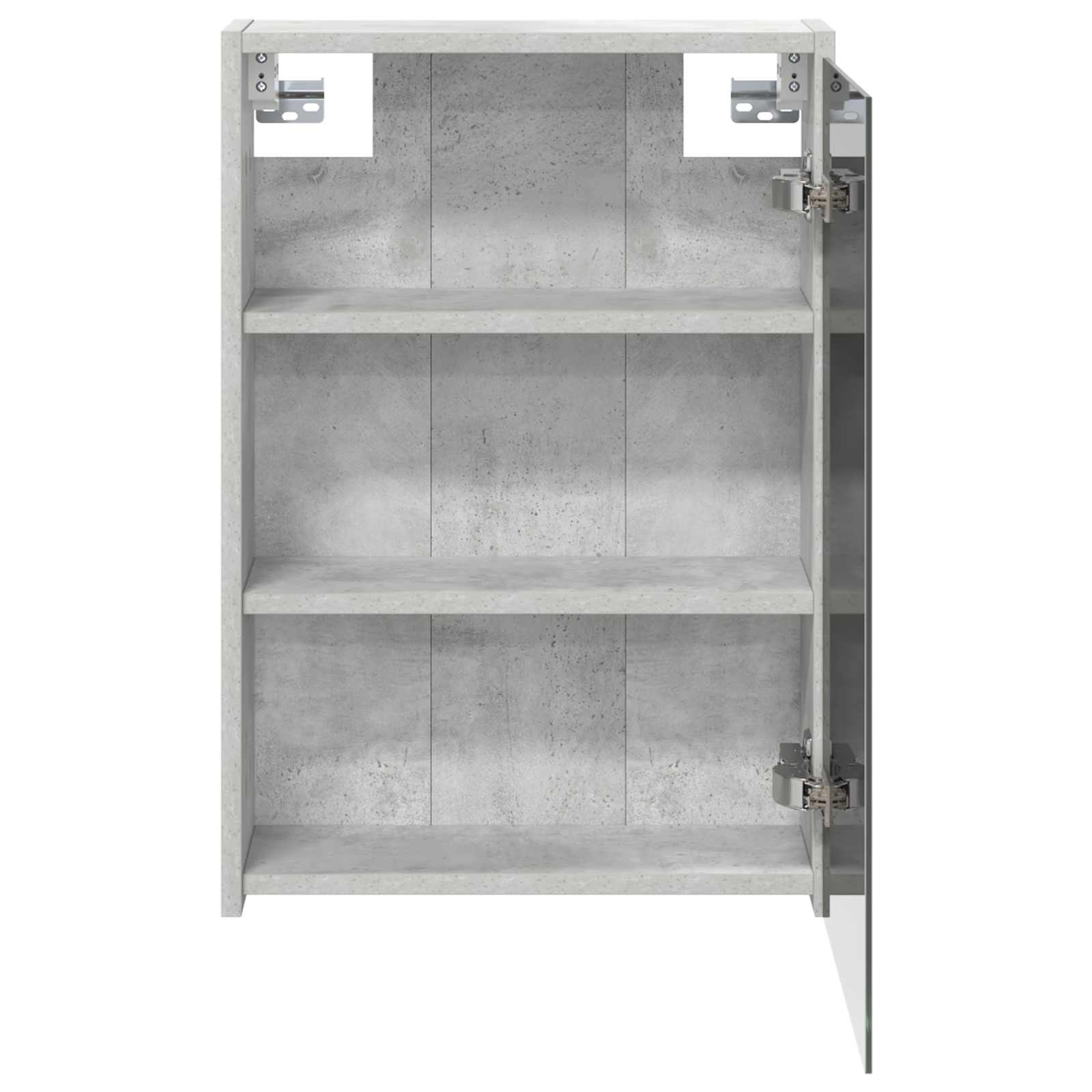 Koupelnová zrcadlová skříň Betonově šedá 43 x 16 x 62,5 cm - obrázek 6