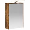 vidaXL Vannitoa peeglikapp Suitsetatud tamm 43 x 16 x 62.5 cm