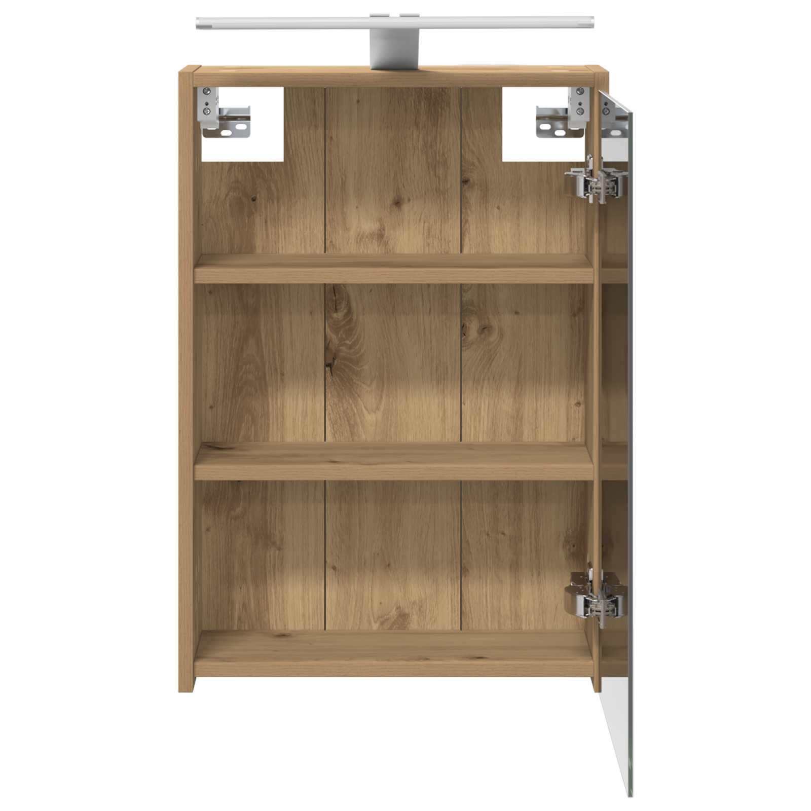 Koupelnová zrcadlová skříň Umělecký dub 43 x 16 x 62,5 cm - obrázek 7