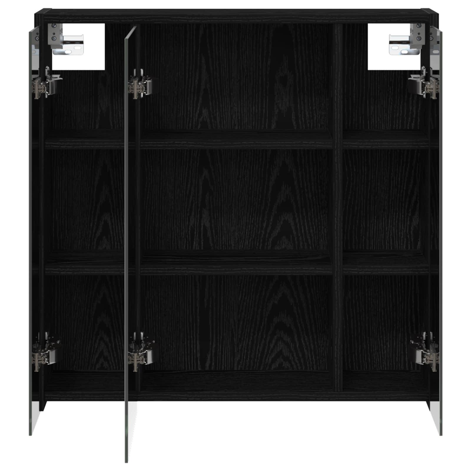 Koupelnová zrcadlová skříň Černý dub 63,5 x 16 x 62,5 cm - obrázek 6