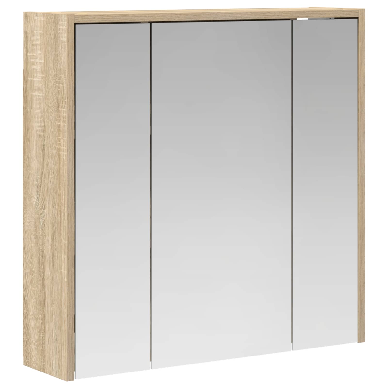 Koupelnová zrcadlová skříň Sonoma dub 63,5 x 16 x 62,5 cm - obrázek 2