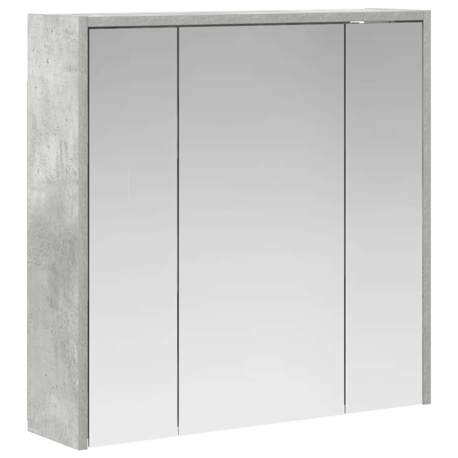 Koupelnová zrcadlová skříň Betonově šedá 63,5 x 16 x 62,5 cm - obrázek 2