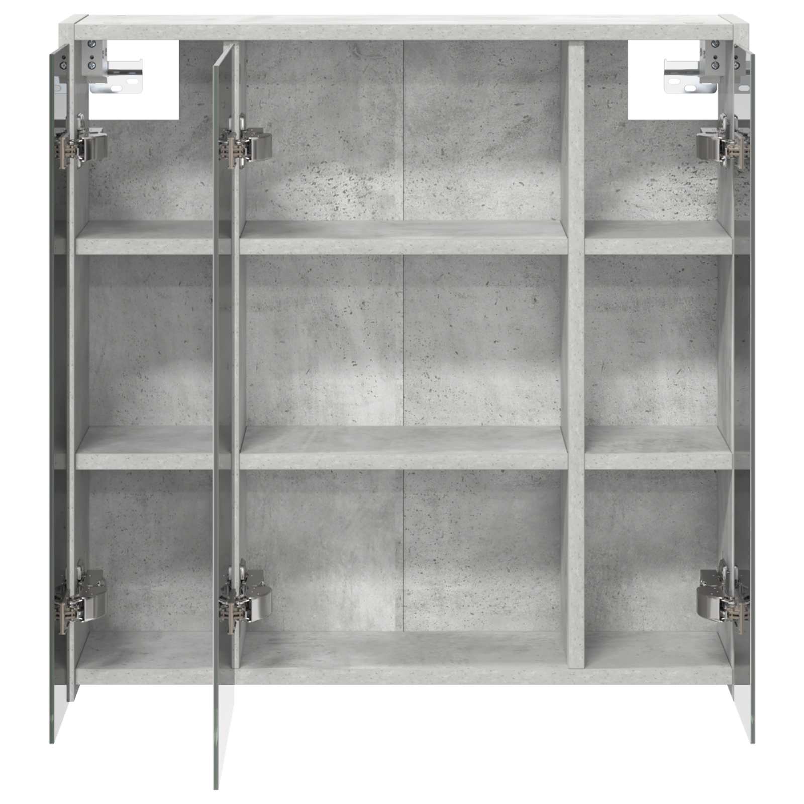 Koupelnová zrcadlová skříň Betonově šedá 63,5 x 16 x 62,5 cm - obrázek 6