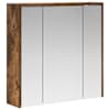 vidaXL Vannitoa peeglikapp Suitsetatud tamm 63,5 x 16 x 62,5 cm