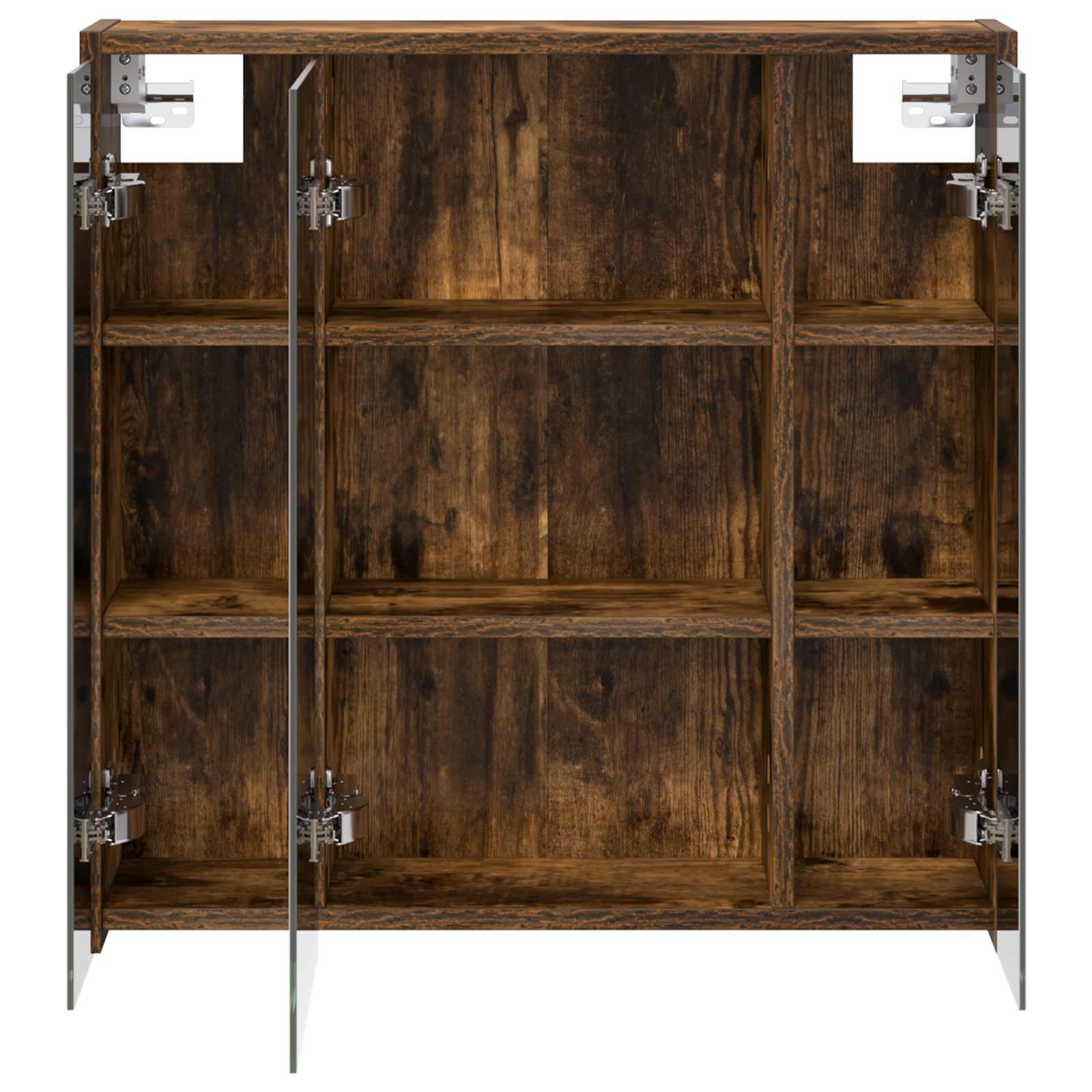 Koupelnová zrcadlová skříň Kouřový dub 63,5 x 16 x 62,5 cm - obrázek 6