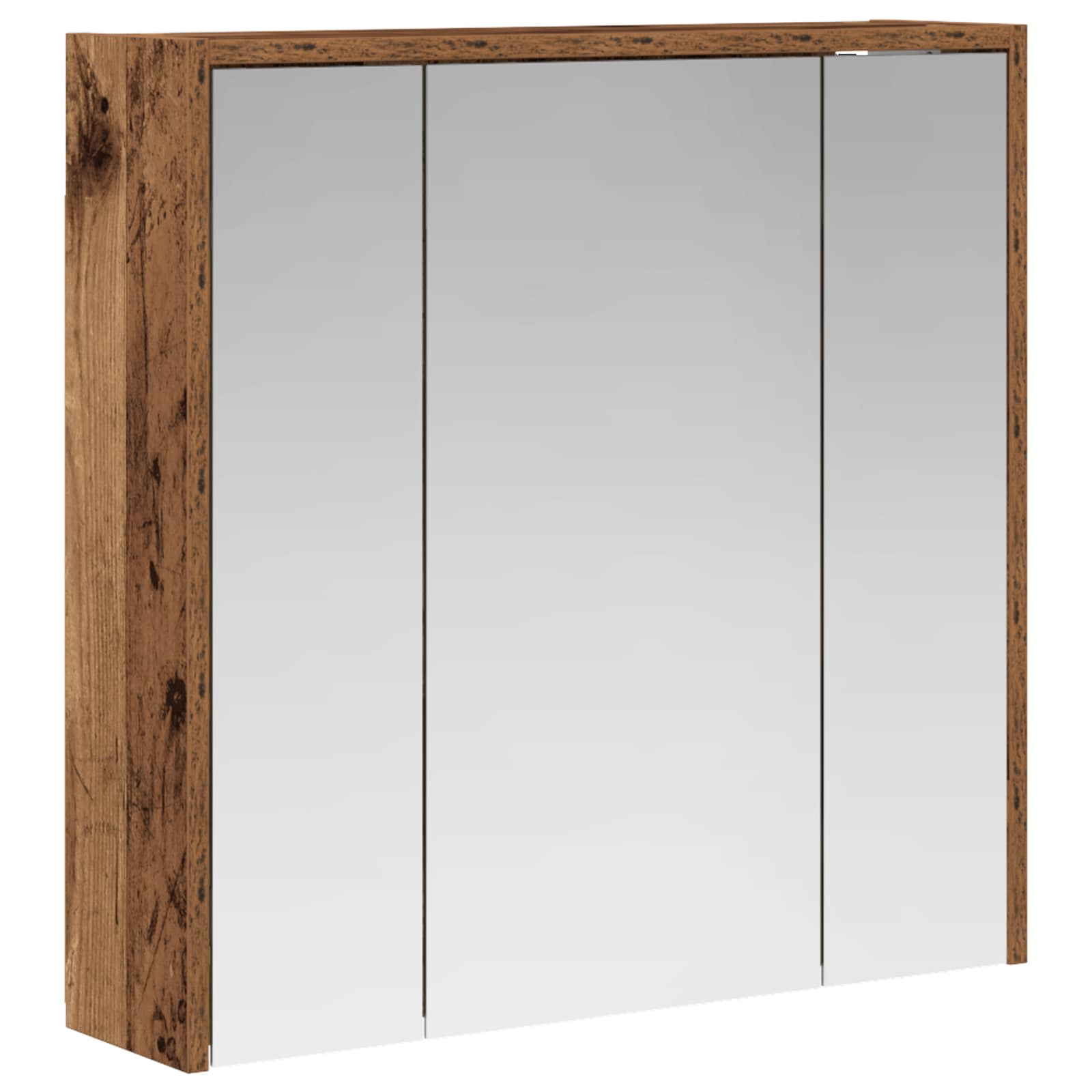 Koupelnová zrcadlová skříň Staré dřevo 63,5 x 16 x 62,5 cm - obrázek 2