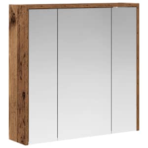 Koupelnová zrcadlová skříň Staré dřevo 63,5 x 16 x 62,5 cm - obrázek 2