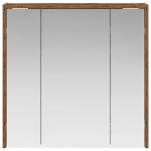 Koupelnová zrcadlová skříň Staré dřevo 63,5 x 16 x 62,5 cm - obrázek 5