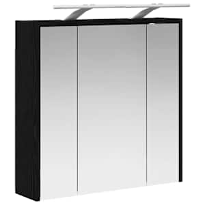 Koupelnová zrcadlová skříň Černý dub 63,5 x 16 x 62,5 cm - obrázek 5