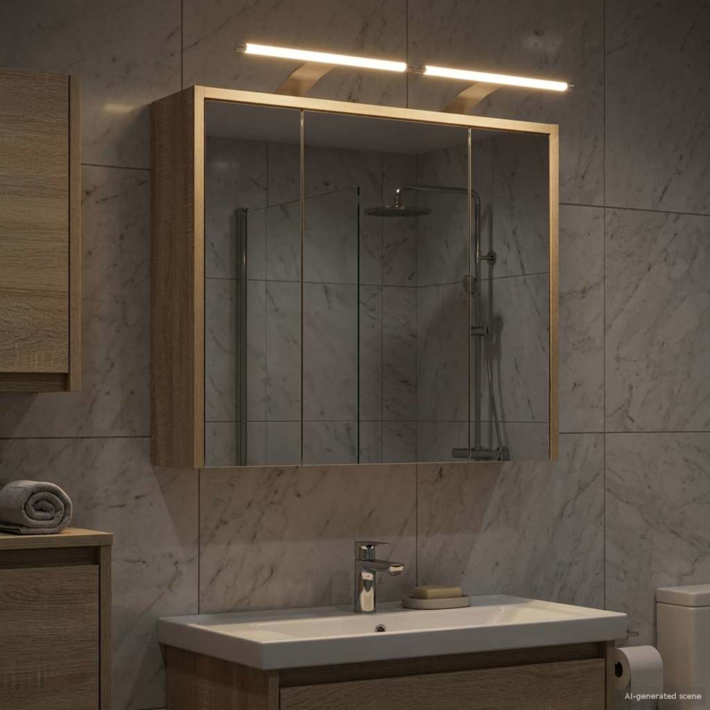 Koupelnová zrcadlová skříň Sonoma dub 63,5 x 16 x 62,5 cm - obrázek 4