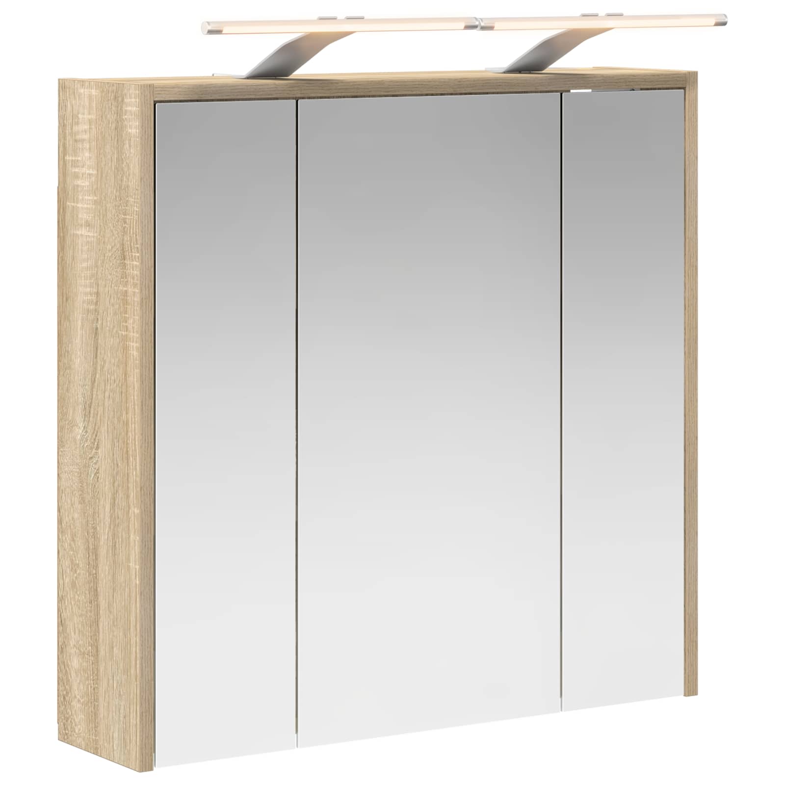 Koupelnová zrcadlová skříň Sonoma dub 63,5 x 16 x 62,5 cm - obrázek 2