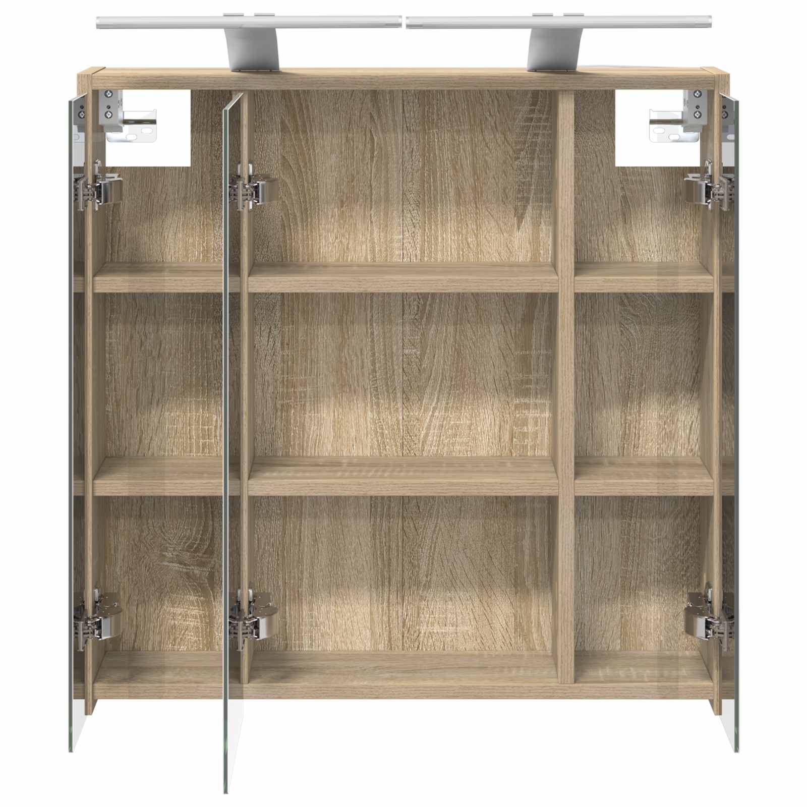 Koupelnová zrcadlová skříň Sonoma dub 63,5 x 16 x 62,5 cm - obrázek 7