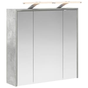 Koupelnová zrcadlová skříň Betonově šedá 63,5 x 16 x 62,5 cm - obrázek 2