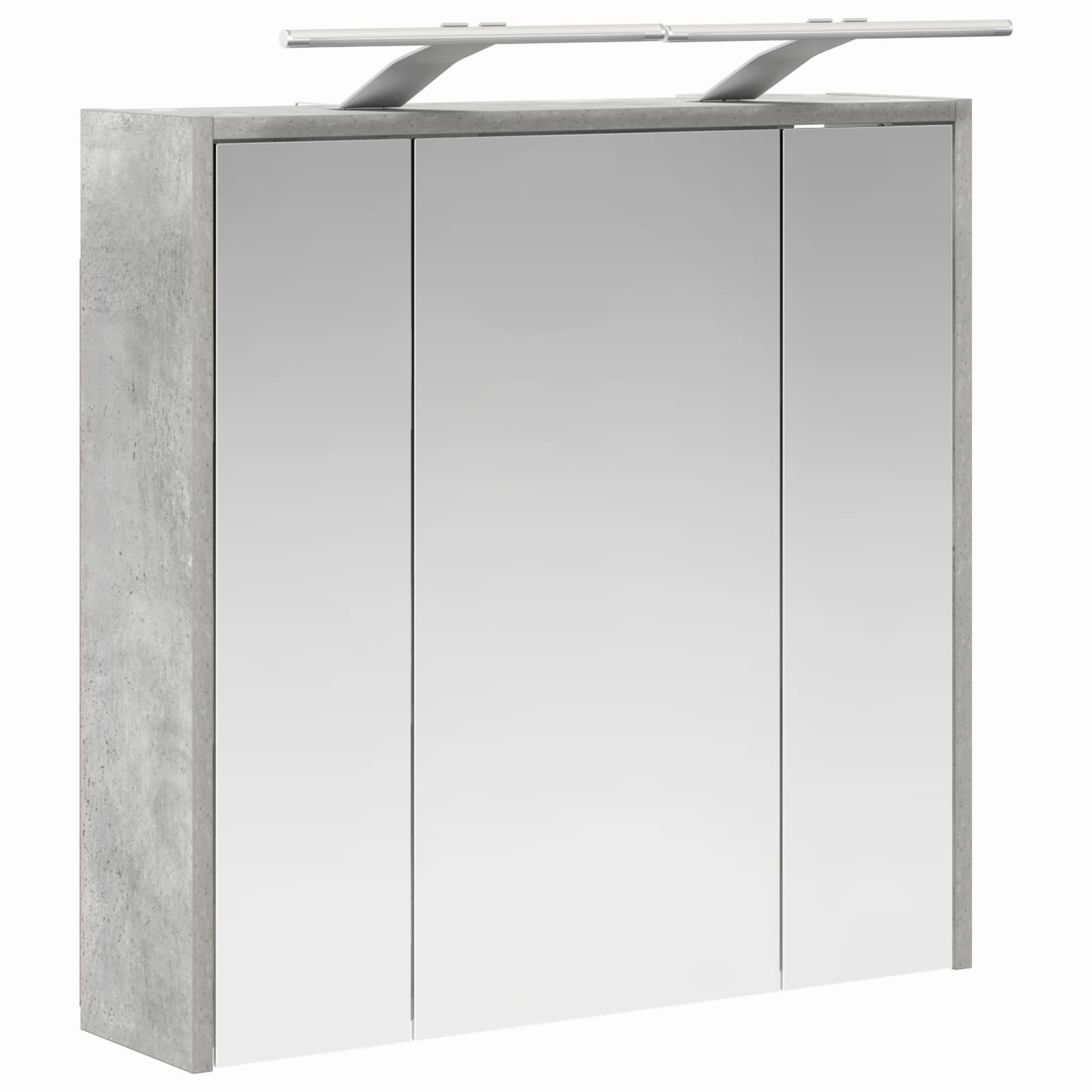 Koupelnová zrcadlová skříň Betonově šedá 63,5 x 16 x 62,5 cm - obrázek 5