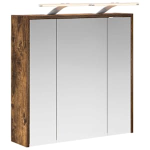 Koupelnová zrcadlová skříň Kouřový dub 63,5 x 16 x 62,5 cm - obrázek 2