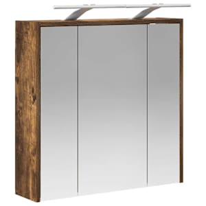 Koupelnová zrcadlová skříň Kouřový dub 63,5 x 16 x 62,5 cm - obrázek 5