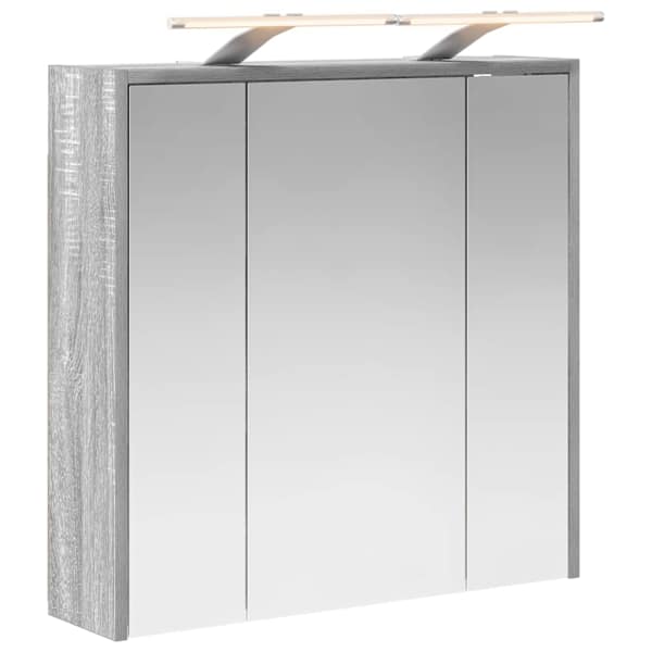vidaXL Vannitoa peeglikapp Hall Sonoma 63,5 x 16 x 62,5 cm Tehispuit
