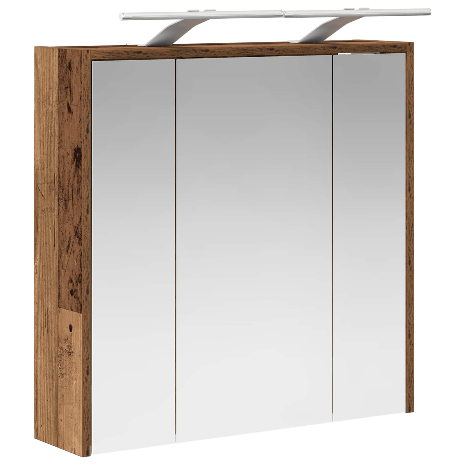 Koupelnová zrcadlová skříň Staré dřevo 63,5 x 16 x 62,5 cm - obrázek 5