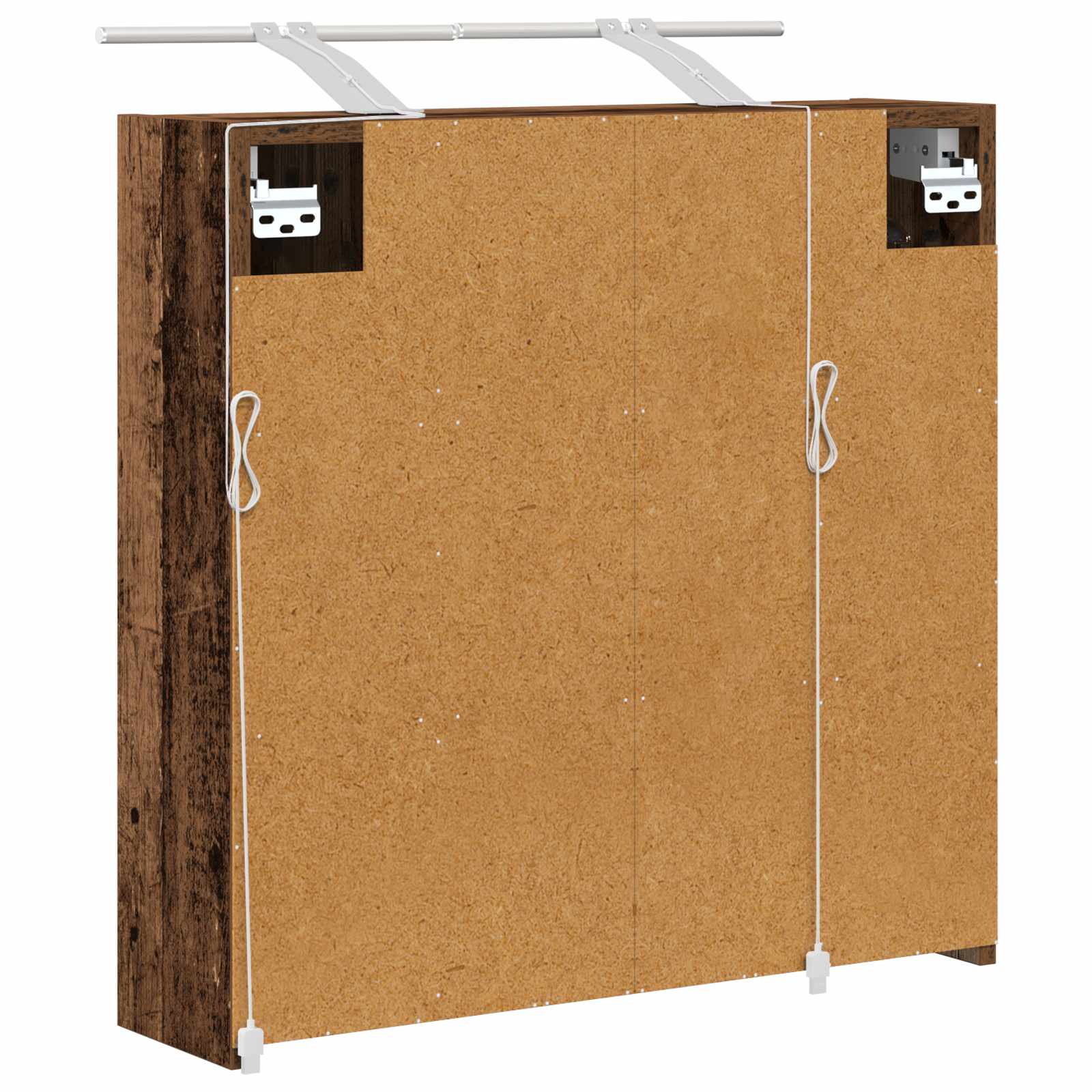 Koupelnová zrcadlová skříň Staré dřevo 63,5 x 16 x 62,5 cm - obrázek 9