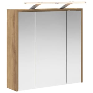 Koupelnová zrcadlová skříň Umělecký dub 63,5 x 16 x 62,5 cm - obrázek 2