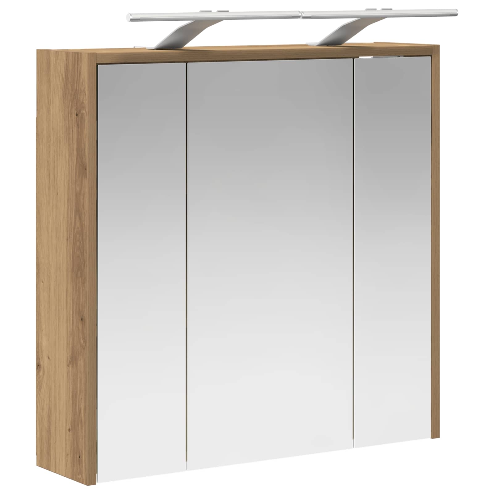 Koupelnová zrcadlová skříň Umělecký dub 63,5 x 16 x 62,5 cm - obrázek 5