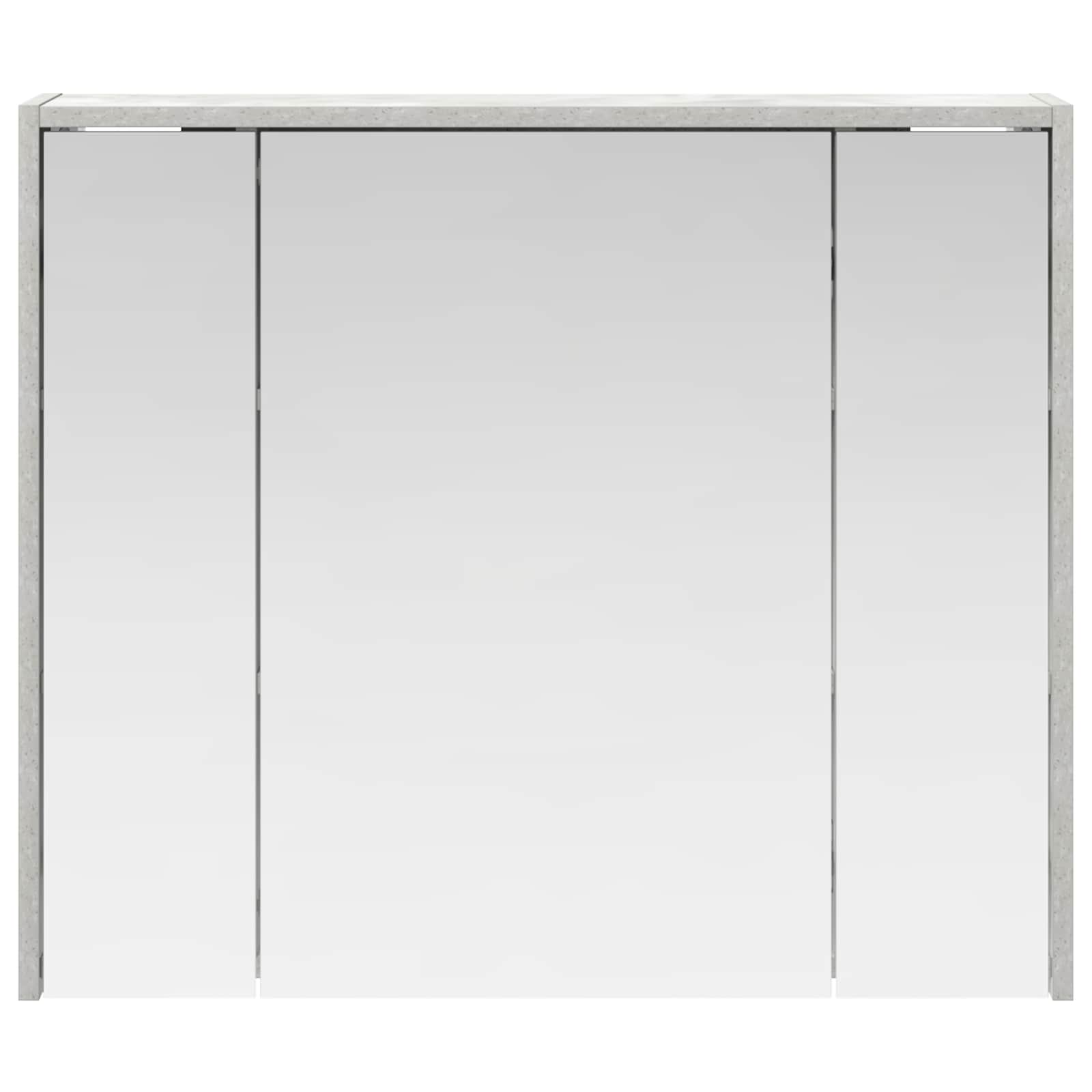 Koupelnová zrcadlová skříň Betonově šedá 73,5 x 16 x 62,5 cm - obrázek 5