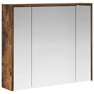 Koupelnová zrcadlová skříň Kouřový dub 73,5 x 16 x 62,5 cm - obrázek 2