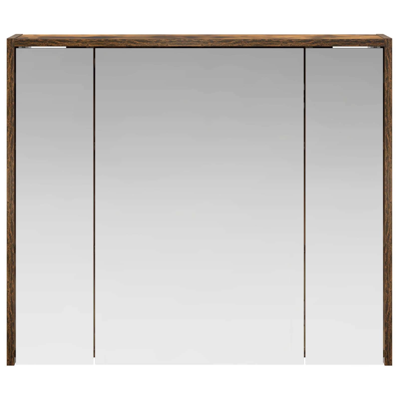 Koupelnová zrcadlová skříň Kouřový dub 73,5 x 16 x 62,5 cm - obrázek 5