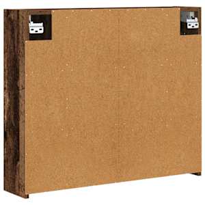 Koupelnová zrcadlová skříň Staré dřevo 73,5 x 16 x 62,5 cm - obrázek 8