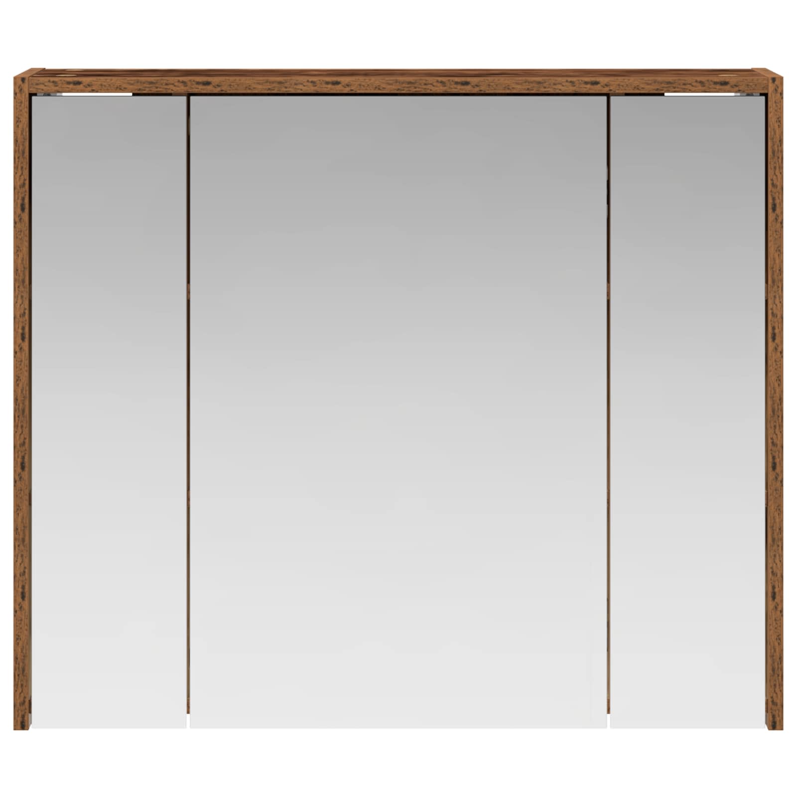 Koupelnová zrcadlová skříň Staré dřevo 73,5 x 16 x 62,5 cm - obrázek 5