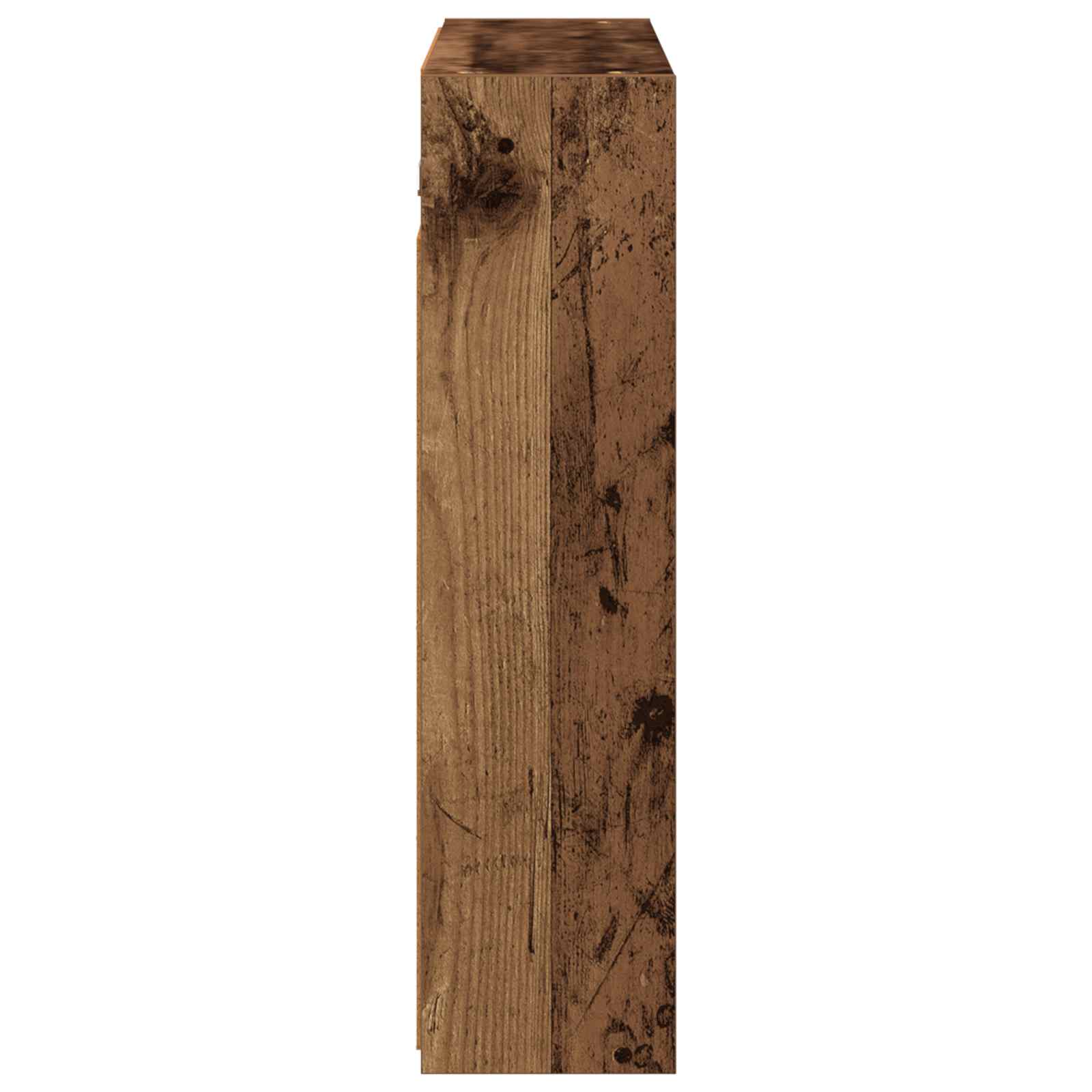 Koupelnová zrcadlová skříň Staré dřevo 73,5 x 16 x 62,5 cm - obrázek 7