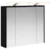 vidaXL Vannitoa peeglikapp Must tamm 73,5 x 16 x 62,5 cm Tehispuit