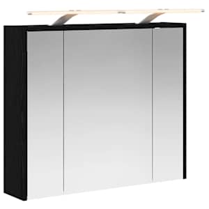 Koupelnová zrcadlová skříň Černý dub 73,5 x 16 x 62,5 cm - obrázek 2