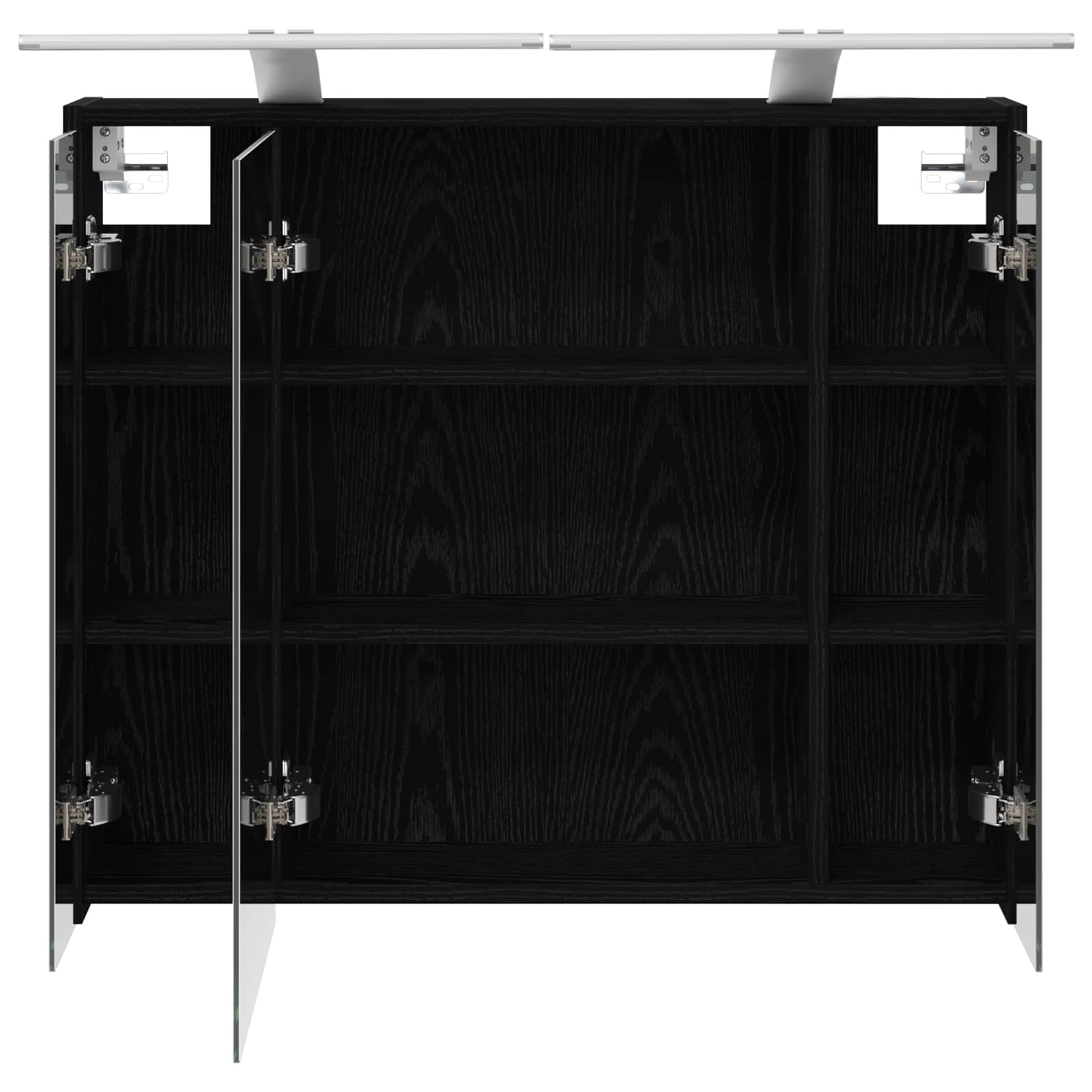 Koupelnová zrcadlová skříň Černý dub 73,5 x 16 x 62,5 cm - obrázek 7