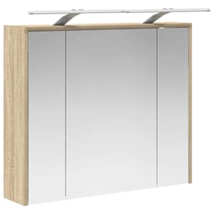 Koupelnová zrcadlová skříň Sonoma dub 73,5 x 16 x 62,5 cm - obrázek 5