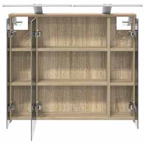 Koupelnová zrcadlová skříň Sonoma dub 73,5 x 16 x 62,5 cm - obrázek 7